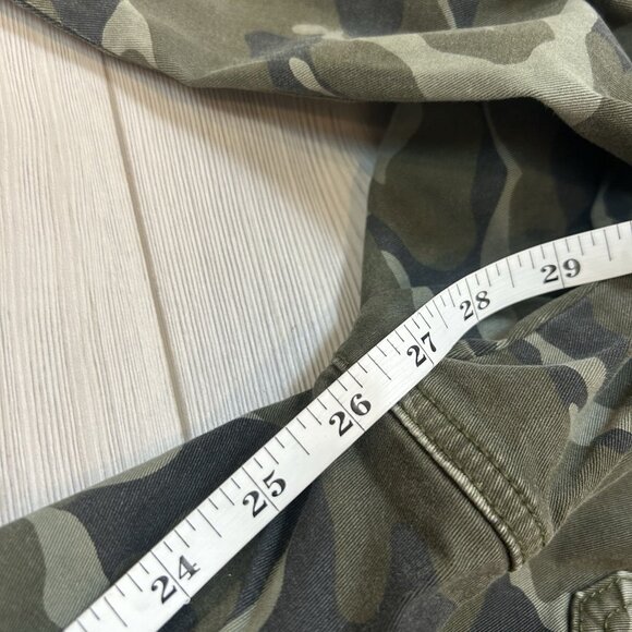 NWT Torrid Size 16 Crop Aviator Skinny Stretch Twill Mid-Rise Pant Camo Green - Picture 12 of 13